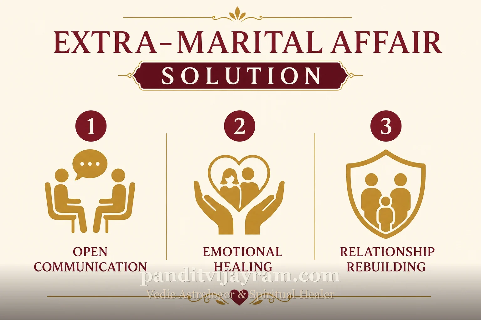 Signs related to Extra-Marital Affair Solution