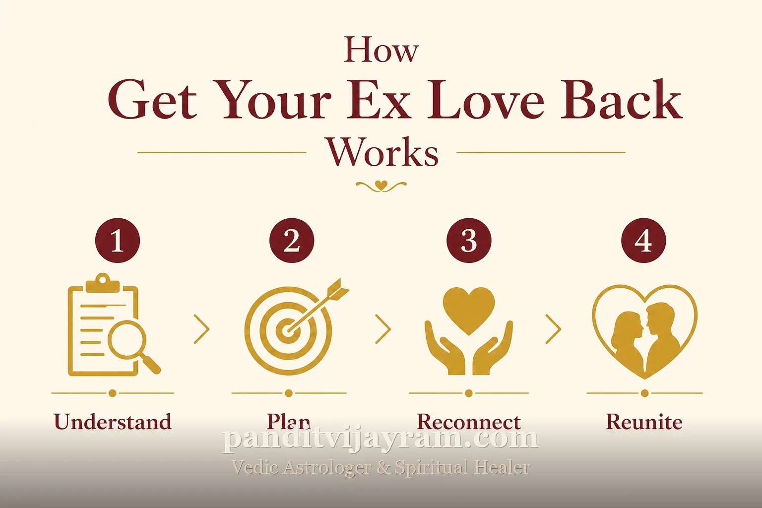How Get Your Ex Love Back works, step by step
