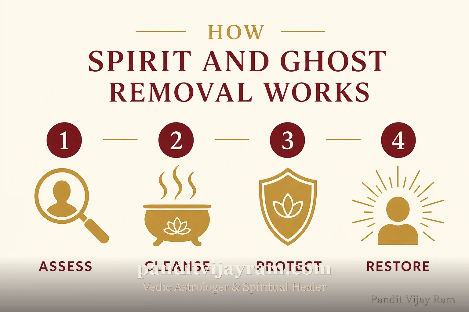 How Spirit and Ghost Removal works, step by step
